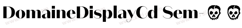 DomaineDisplayCd Sem字体转换